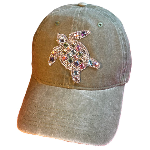 Small Iridescent Turtle Cap